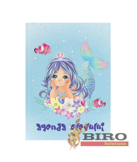 Agendă elevului NEW SCHOOL MERMAID 48 foi, copertă tare